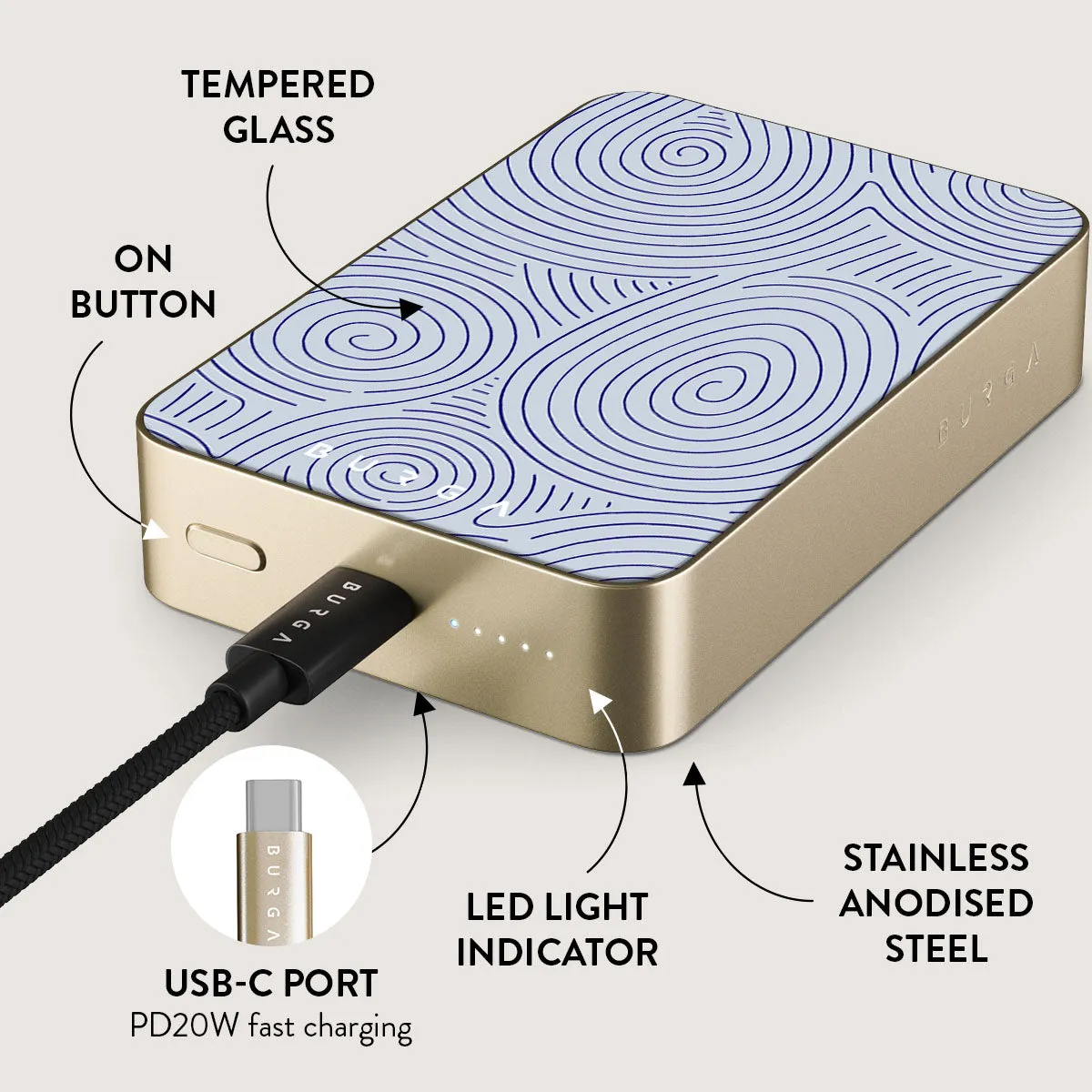 Calm Sailing - Magnetic Power Bank