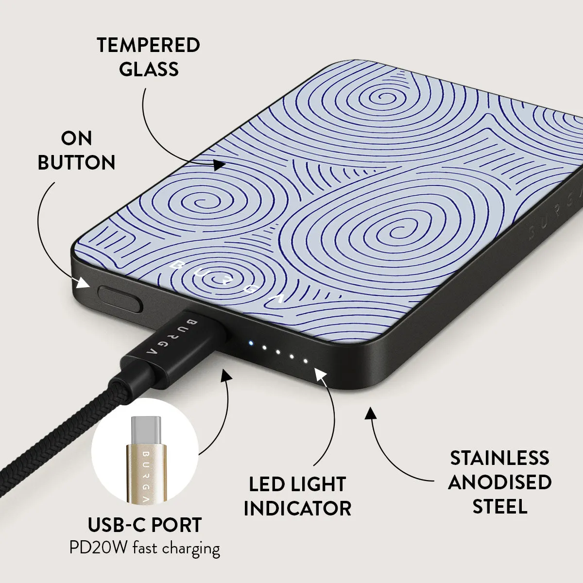 Calm Sailing - Magnetic Power Bank