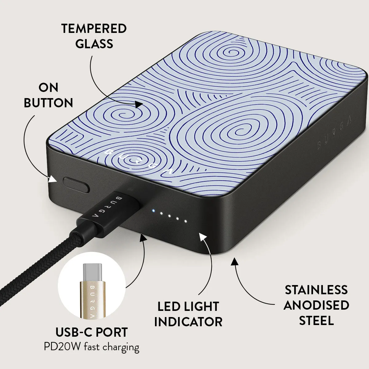 Calm Sailing - Magnetic Power Bank