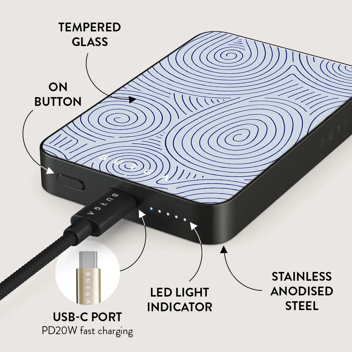 Calm Sailing - Magnetic Power Bank