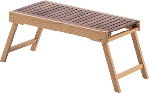 Camp Table Slide Folding Table Outdoor Combination Table Camping Barbecue Picnic Solid Wood Table Extensible Desktop Design