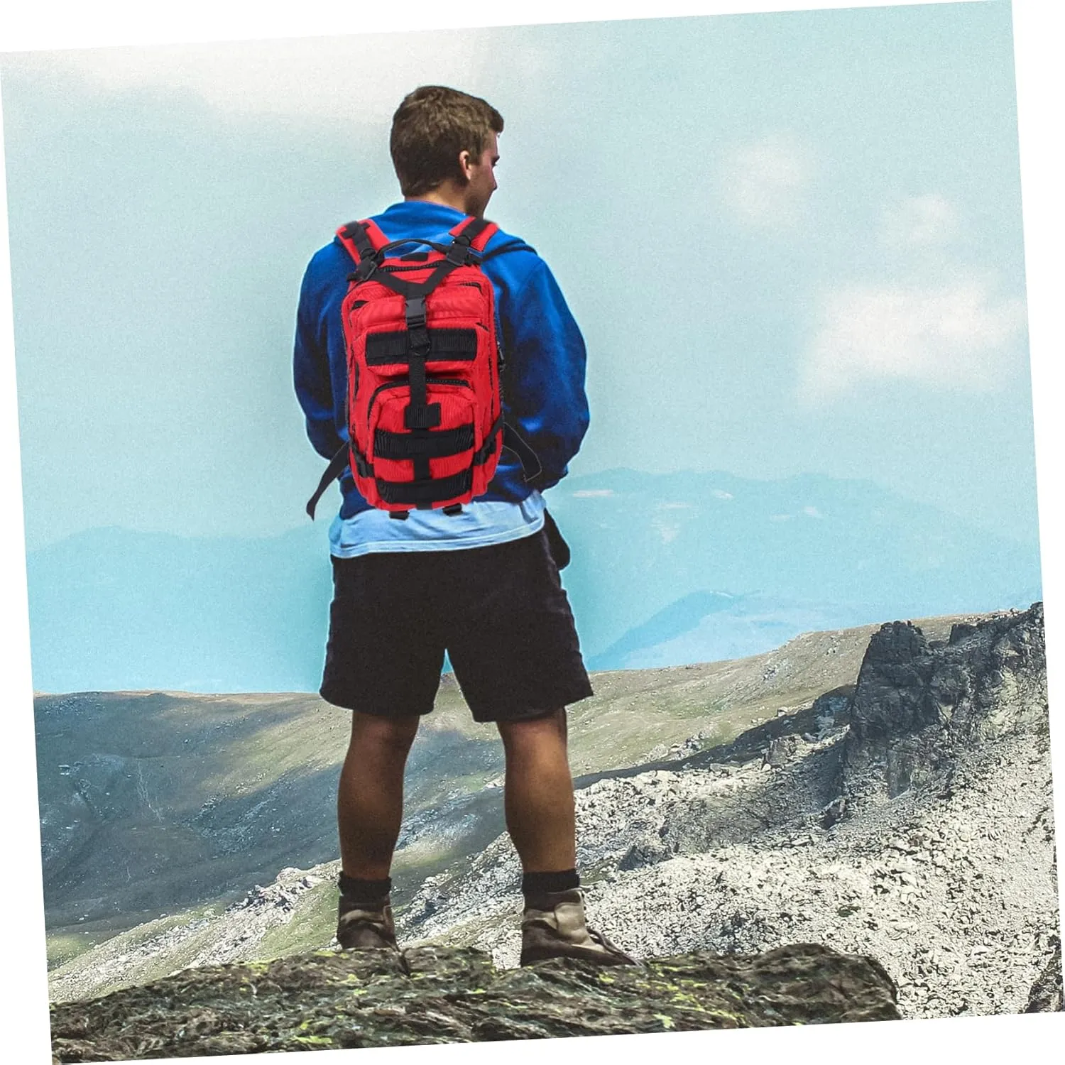 Camping Backpacks Multifunctional Bag Backpack for Outdoor Back Storage Pouch Double Shoulder Bag