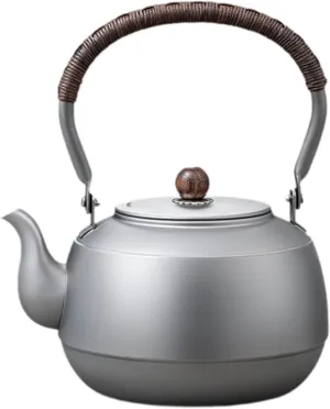 Camping Kettle, Titanium Water Pot Water Kettle Teapot Drinkware Tea Kettle Tea Pot for Backpacking, Camping, Traveling