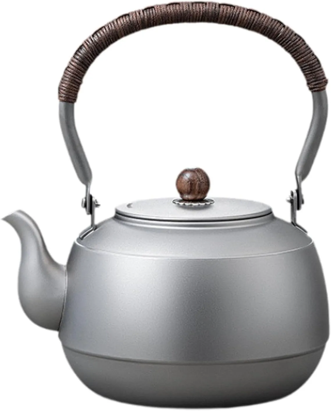 Camping Kettle, Titanium Water Pot Water Kettle Teapot Drinkware Tea Kettle Tea Pot for Backpacking, Camping, Traveling