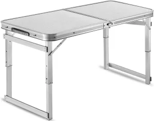 Camping Table,Portable Outdoor CampTable Ultralight Aluminum Folding Picnic Table Outdoor Indoor BBQ Dining Table for Camp, Hiking, Beach, BBQ,A