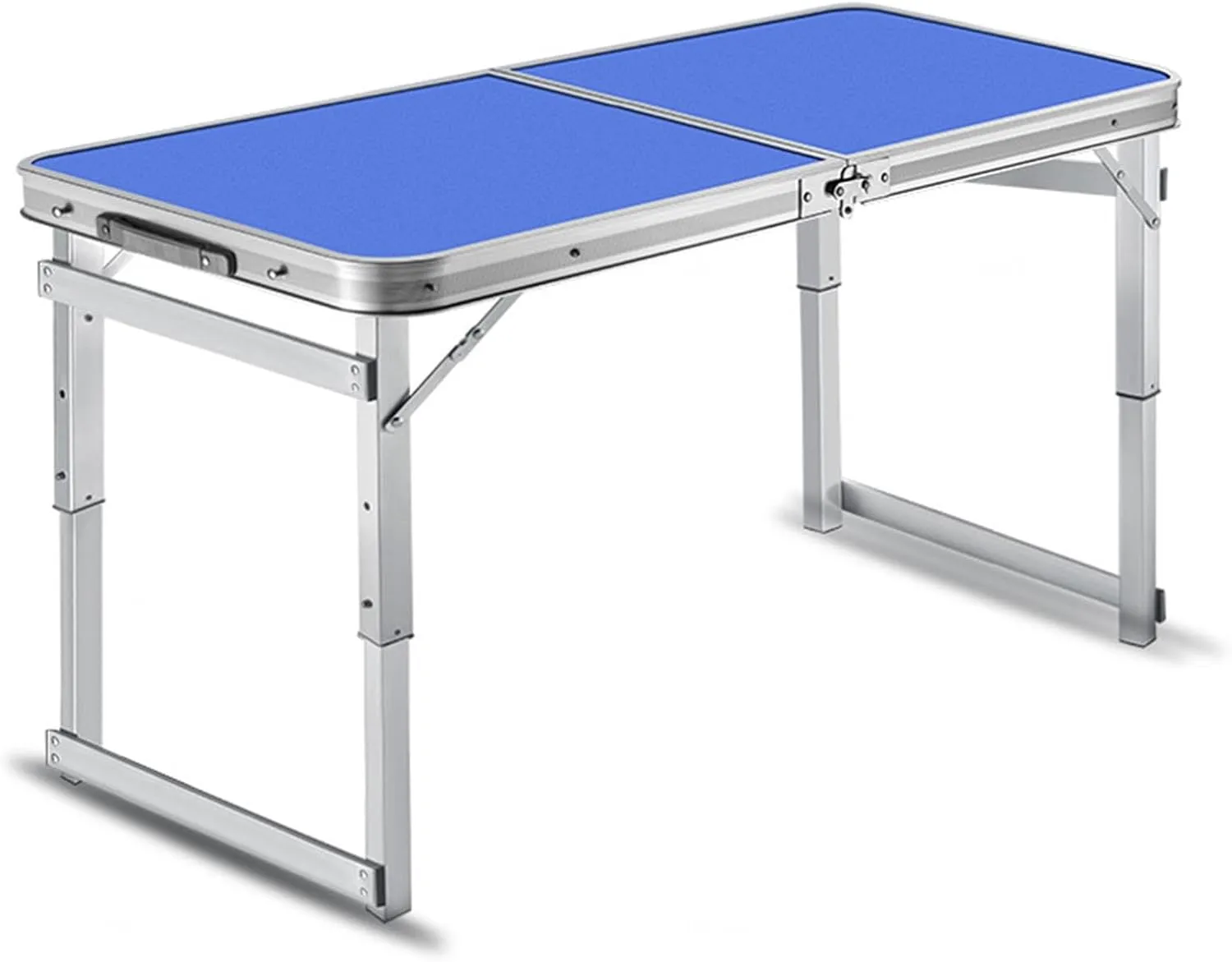 Camping Table,Portable Outdoor CampTable Ultralight Aluminum Folding Picnic Table Outdoor Indoor BBQ Dining Table for Camp, Hiking, Beach, BBQ,B