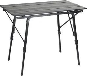 Camping Tables, Folding Table with Height Adjustable Legs, Aluminum Roll Up Table for Outdoor, Collapsible & Compact Garden Table with Carry Bag, Portable Table for Camp Garden Work Beach ( Color : Bl