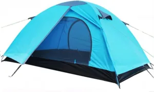 Camping Tent Two Person Double Double Aluminum Pole Camping Camping Beach Tent for Camping Traveling Backpacking Hiking Outdoors