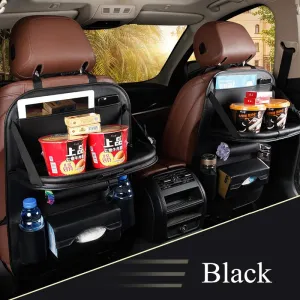 Car Seat Folding Table Organizer