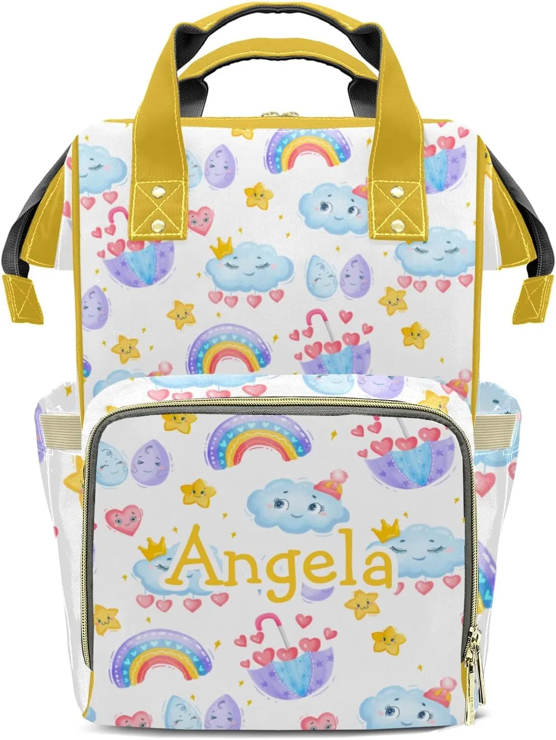 Cartoon Mummy Bags Custom with Name Personalized Diaper Bags Backpack Presents