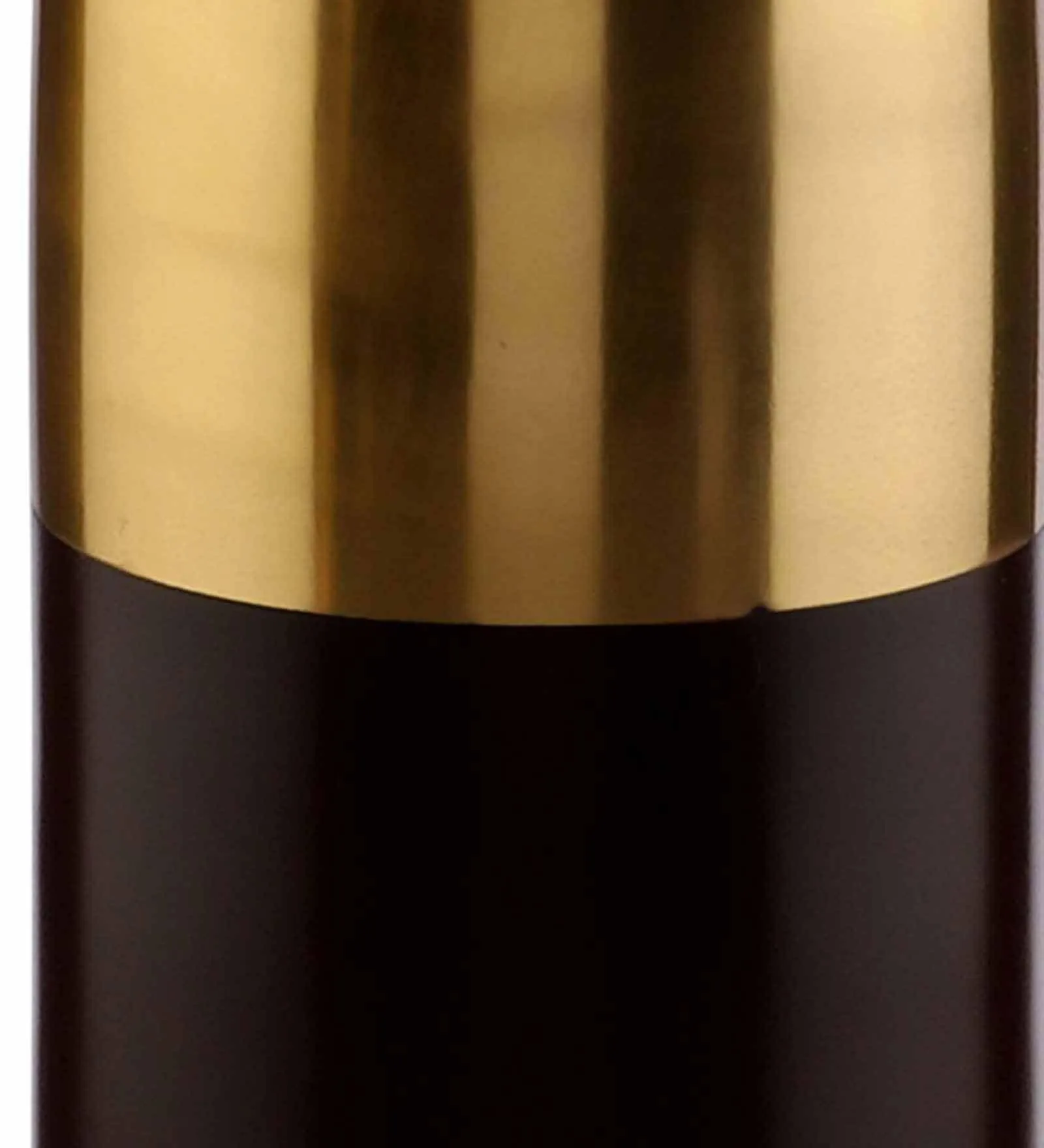 Champagne Bottle Scarlet Red & Gold (Large) Aluminium Table Vase,