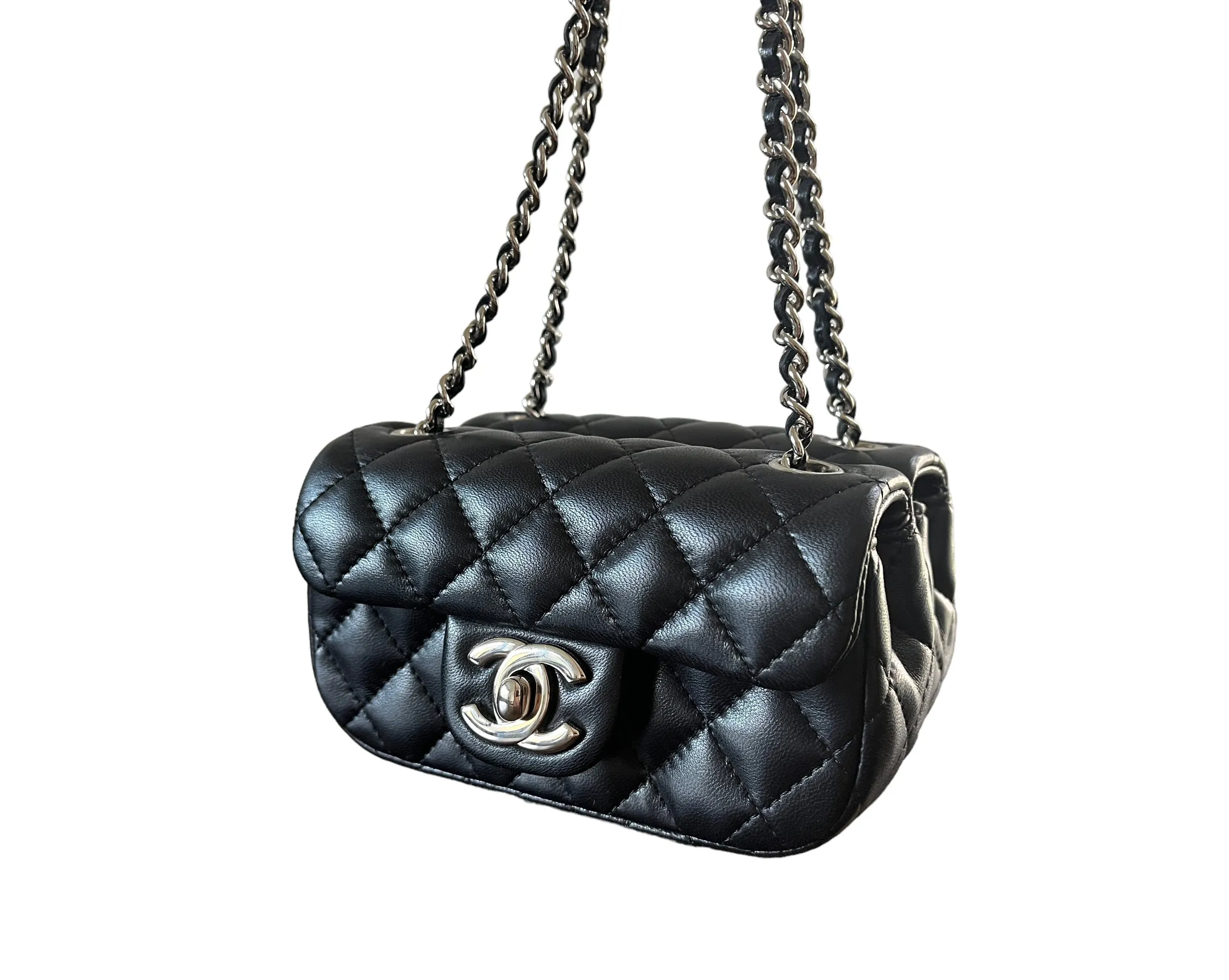 Chanel double mini crossbody bag
