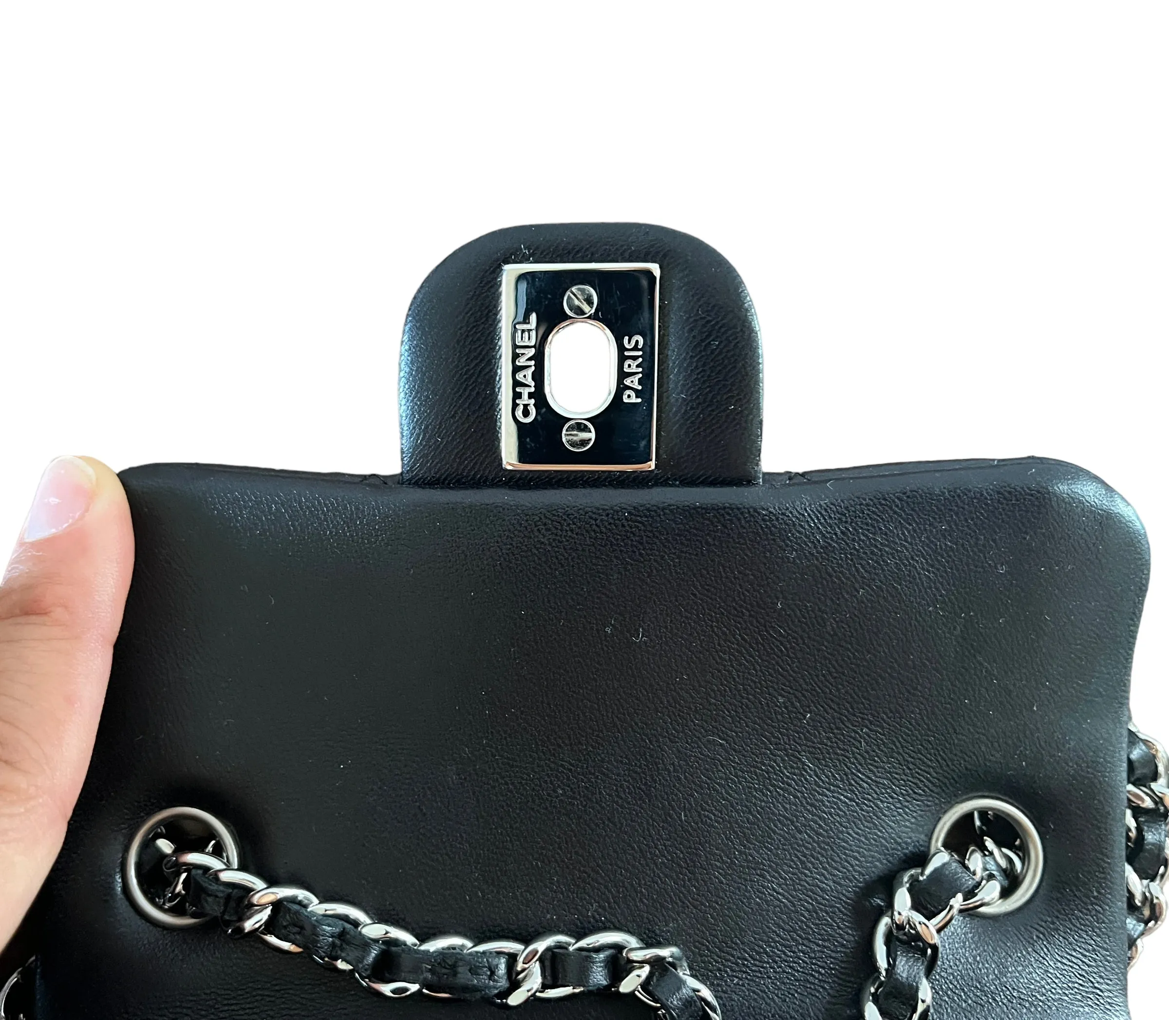 Chanel double mini crossbody bag