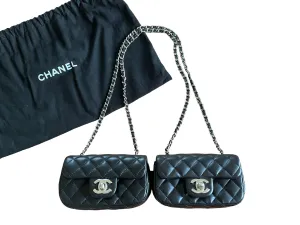 Chanel double mini crossbody bag