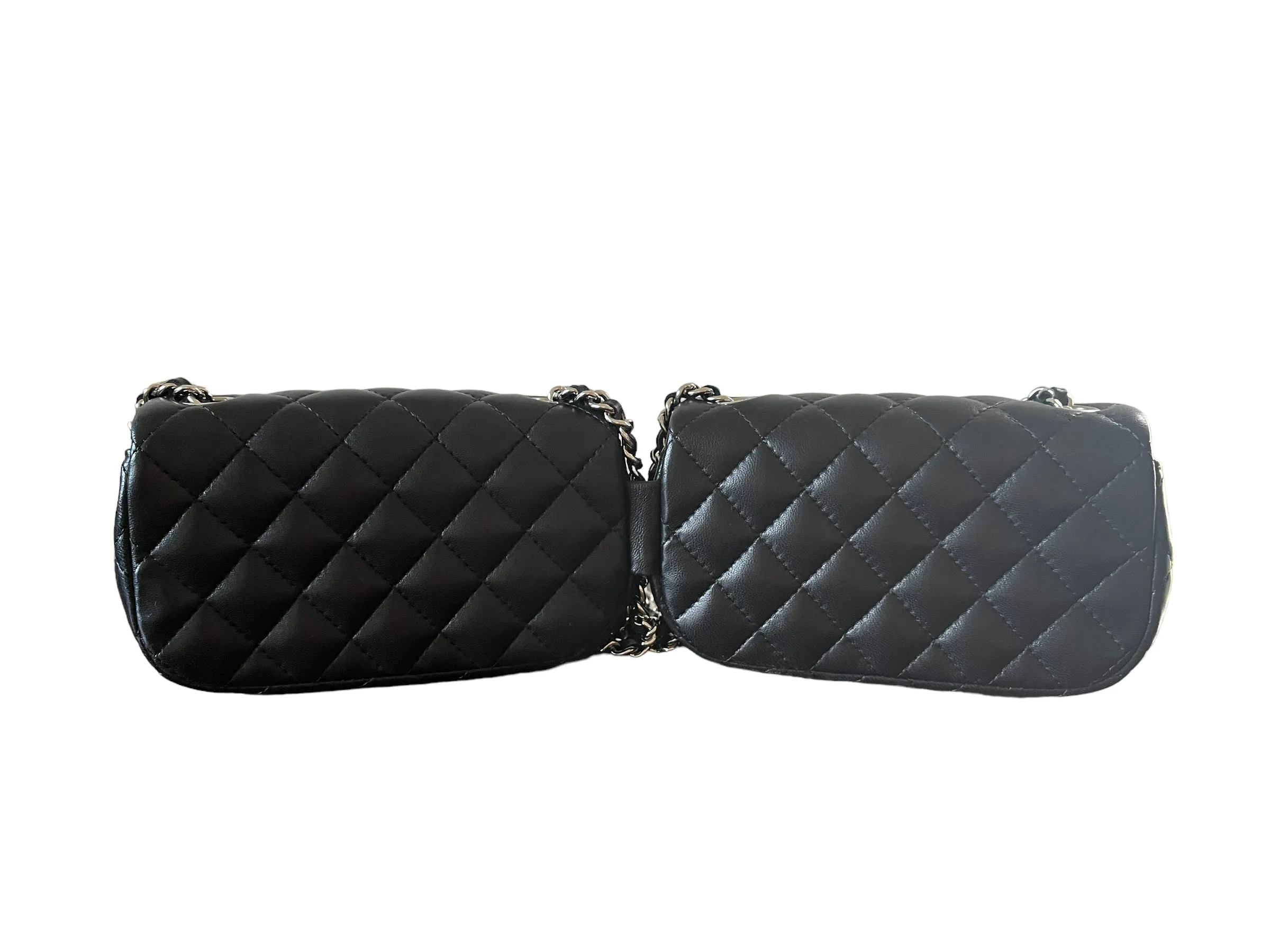 Chanel double mini crossbody bag