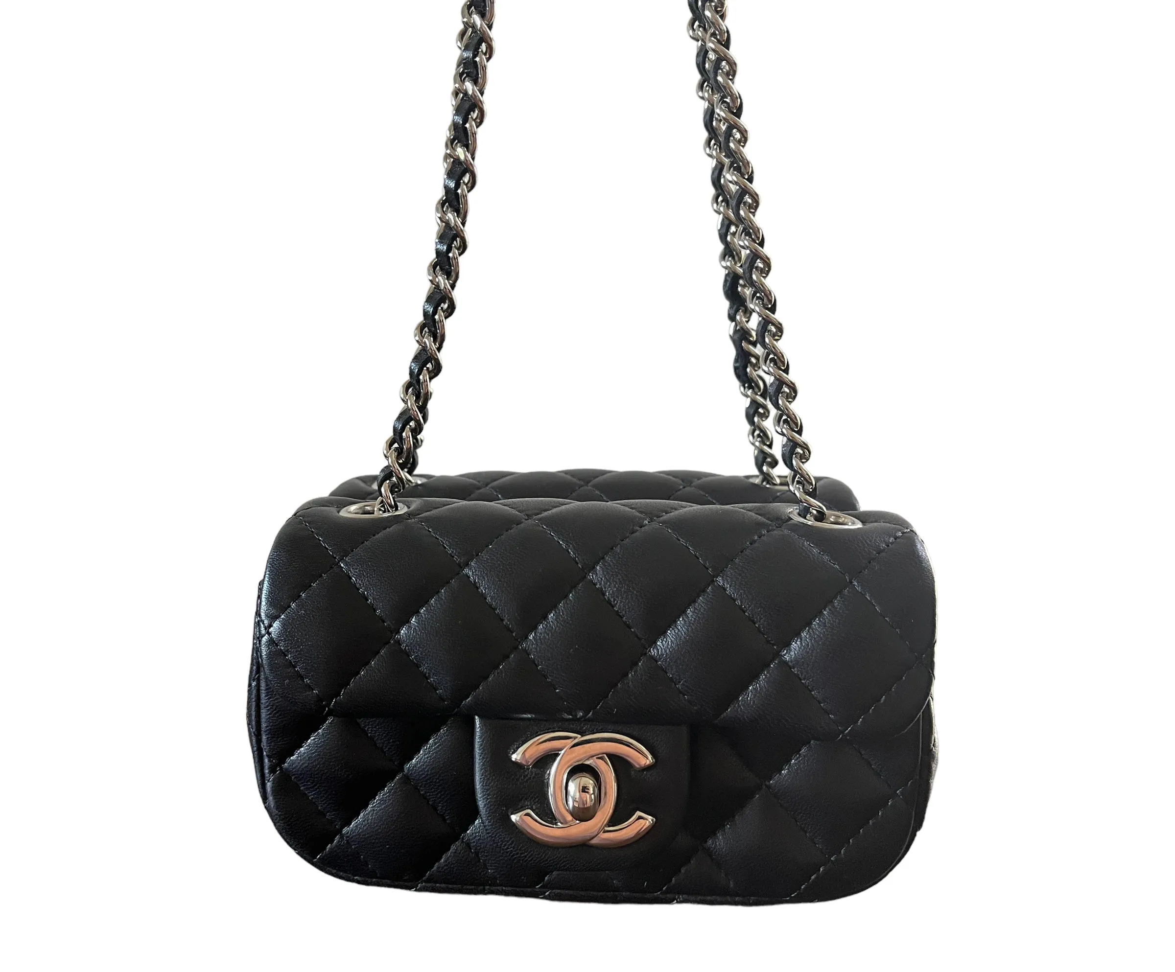 Chanel double mini crossbody bag