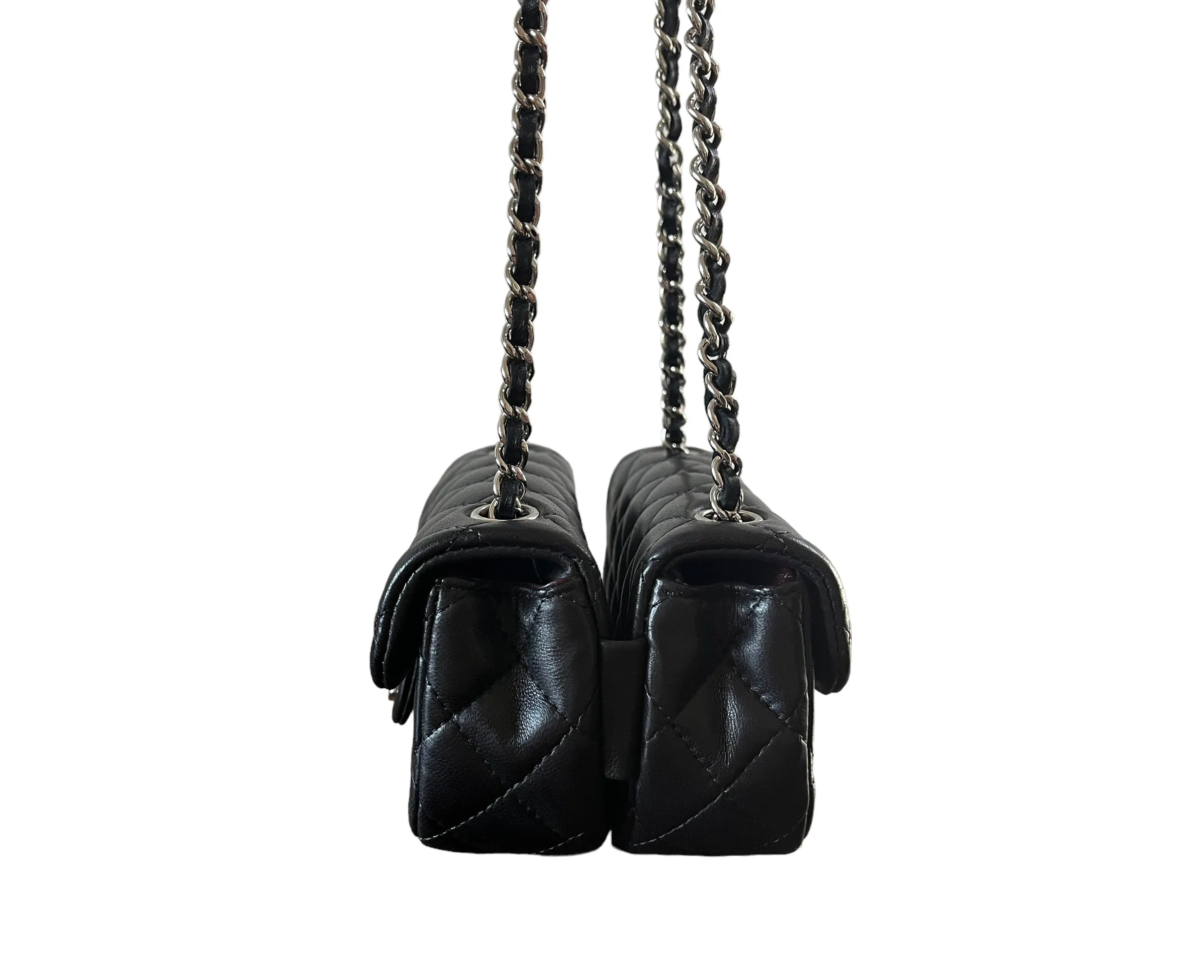 Chanel double mini crossbody bag