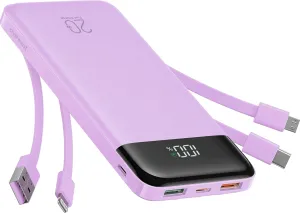 Charmast 20000mAh Portable Charger with 4 Built-in Cables & 6 Outputs, 20W Power Bank Fast Charging - USB C External Battery Pack for iPhone 16 15 14, Android, iPad, Tablet & More (Travel Essential)
