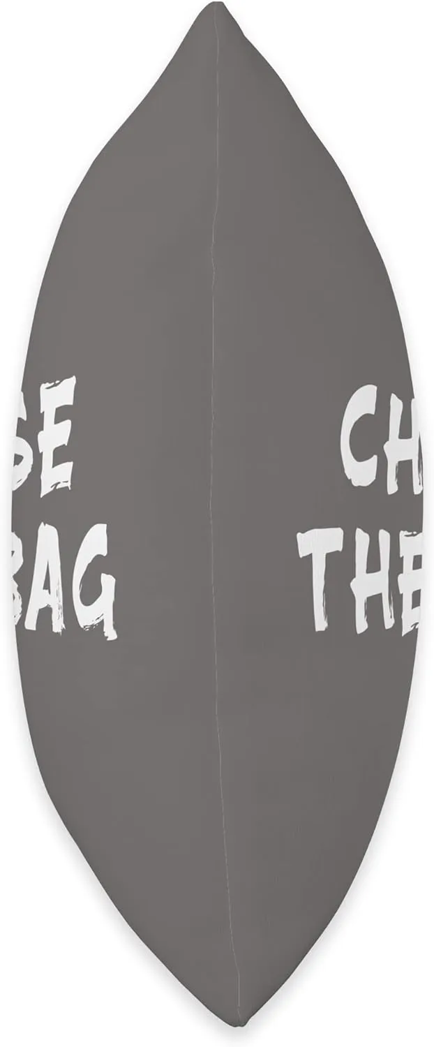Chase the Bag Throw Pillow