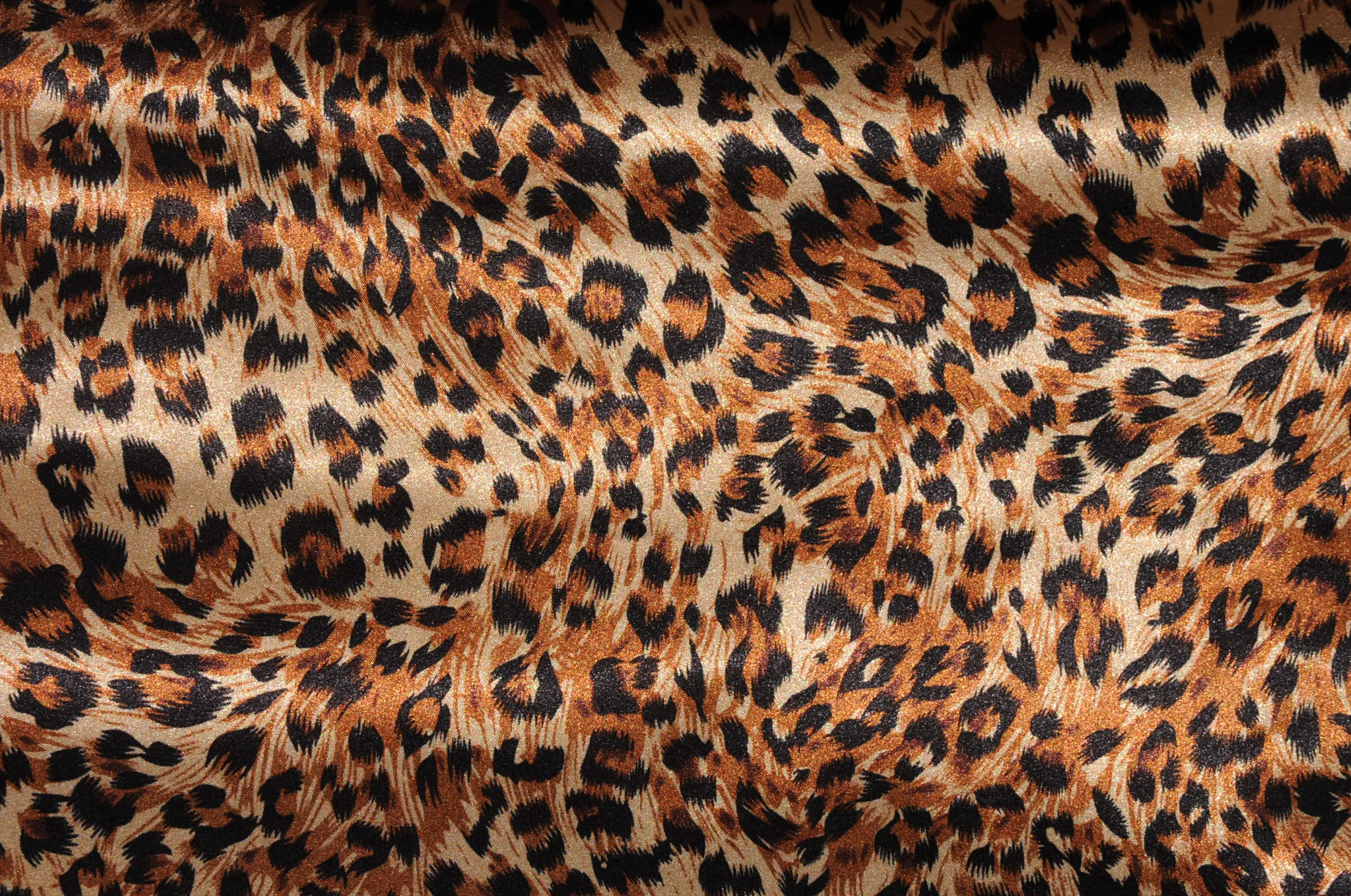 Cheetah Charmeuse Satin Table Runners | Soft Silky Cheetah Table Runners |