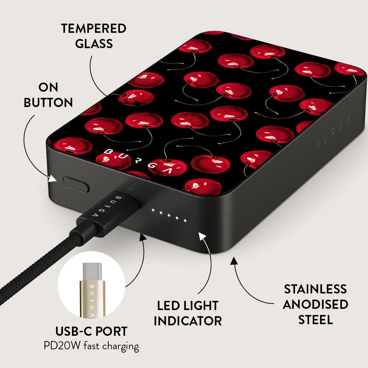 Cherrybomb - Magnetic Power Bank