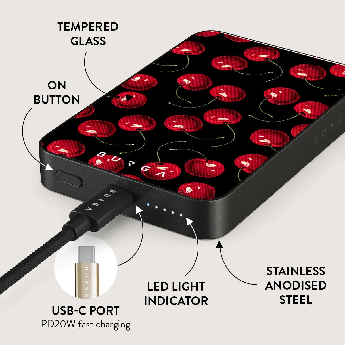 Cherrybomb - Magnetic Power Bank