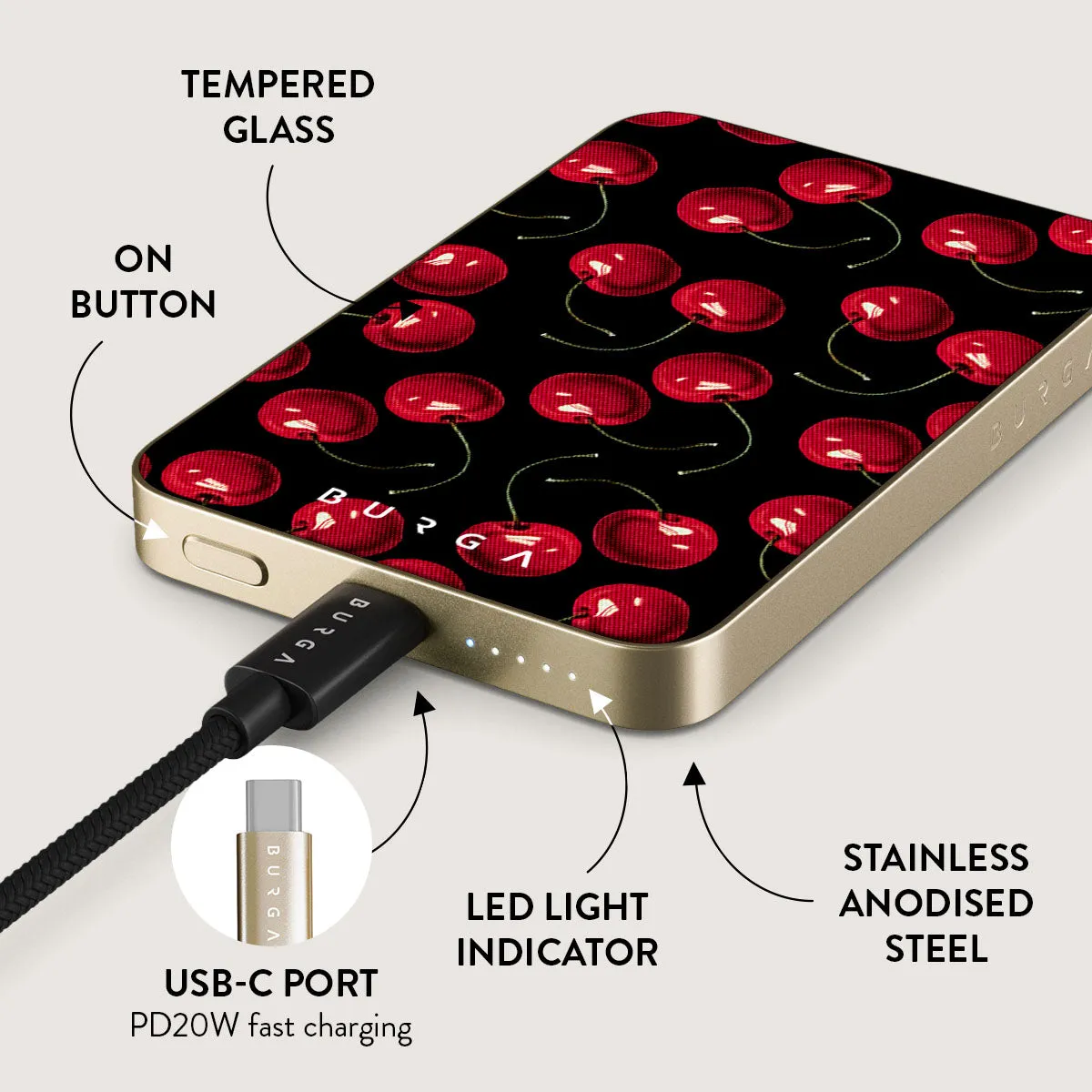Cherrybomb - Magnetic Power Bank