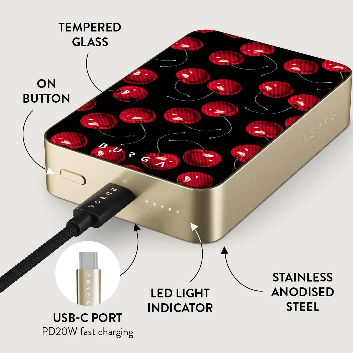 Cherrybomb - Magnetic Power Bank