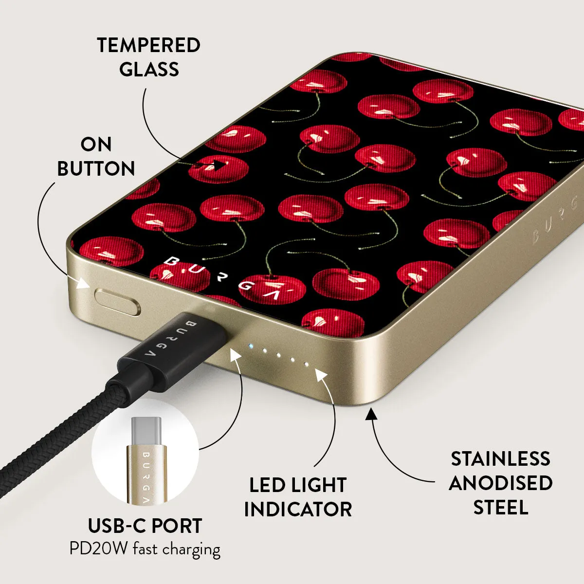 Cherrybomb - Magnetic Power Bank