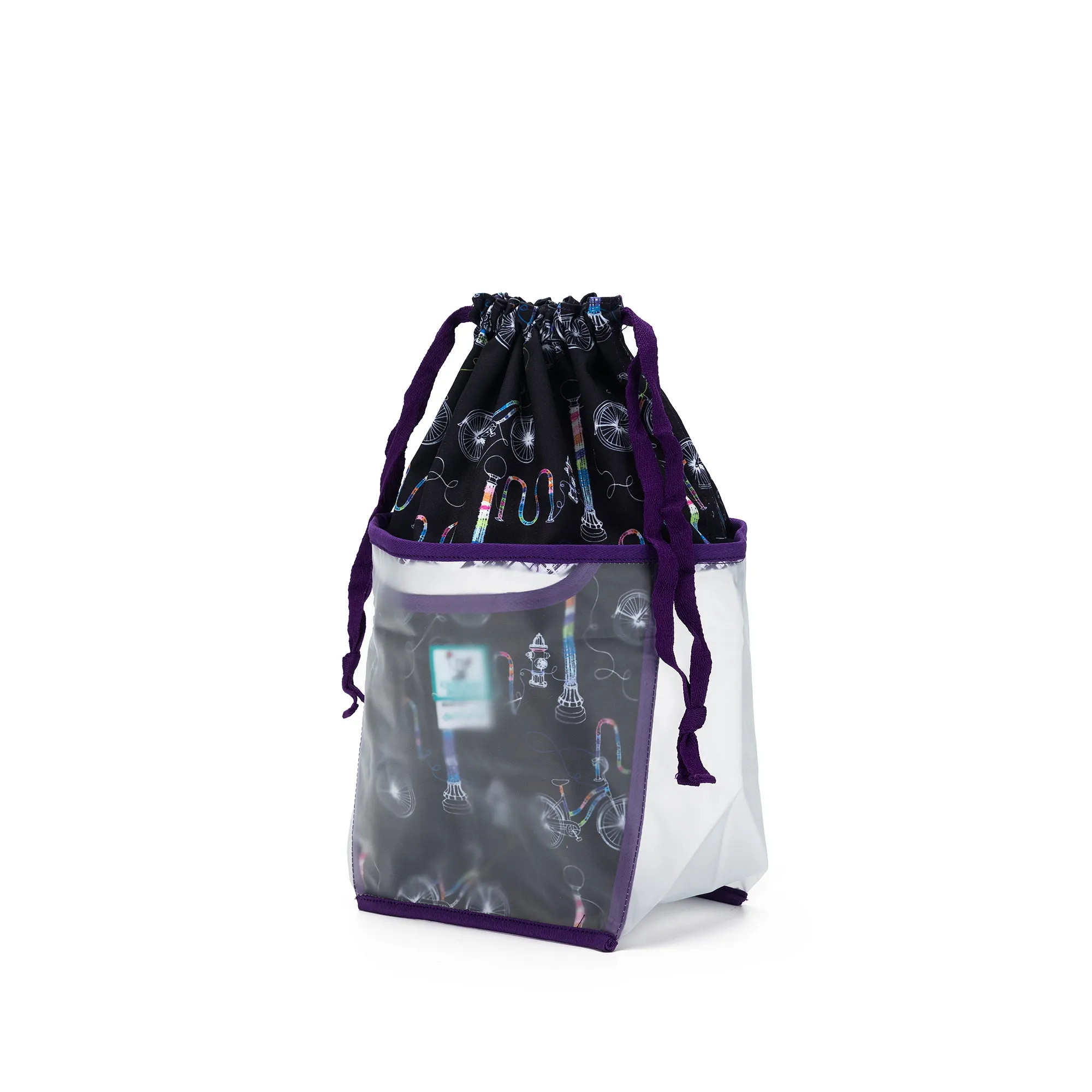 Chicken Boots x della Q Double Double Project Bag | Coffee and Yarn Green