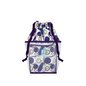 Chicken Boots x della Q Double Double Project Bag | Coffee and Yarn Purple