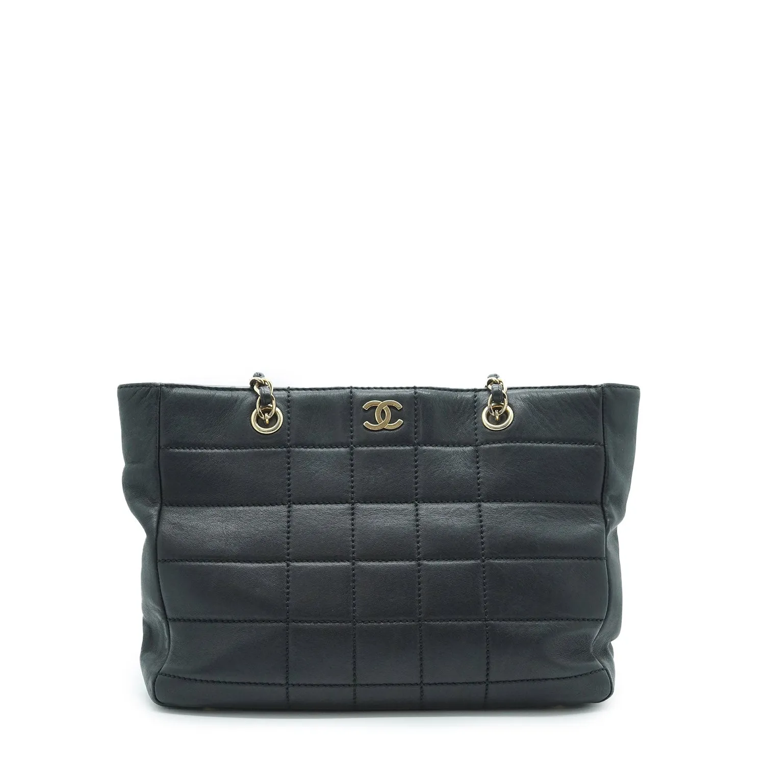 Chocolate Bar Double Chain Shoulder Bag