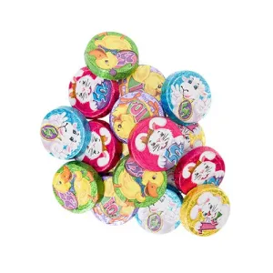 Chocolate Double Crisp Bunny Munny Coins 3 lb. Bulk Bag