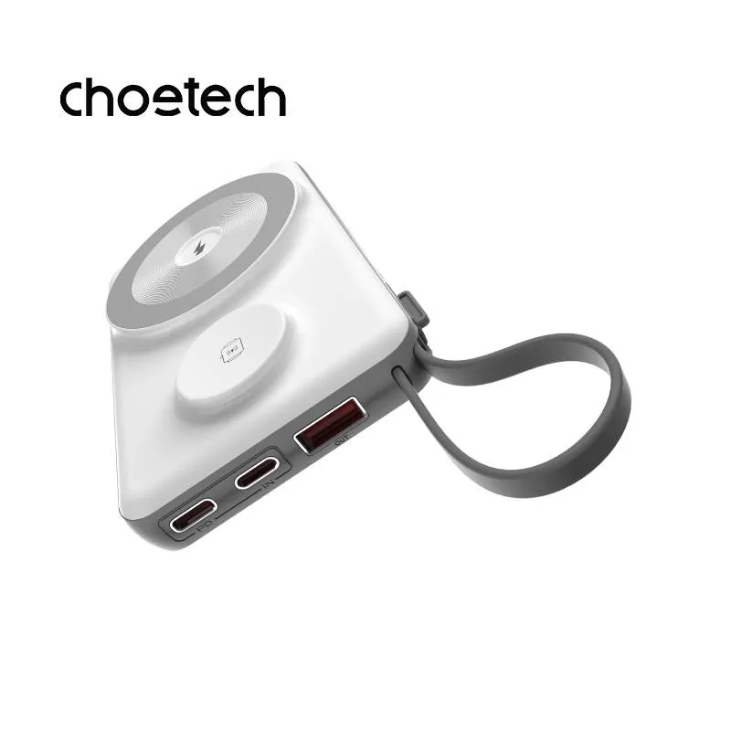 Choetech 10000 mAh LED Display  Power Bank for Mobile & Apple Watch (B695)