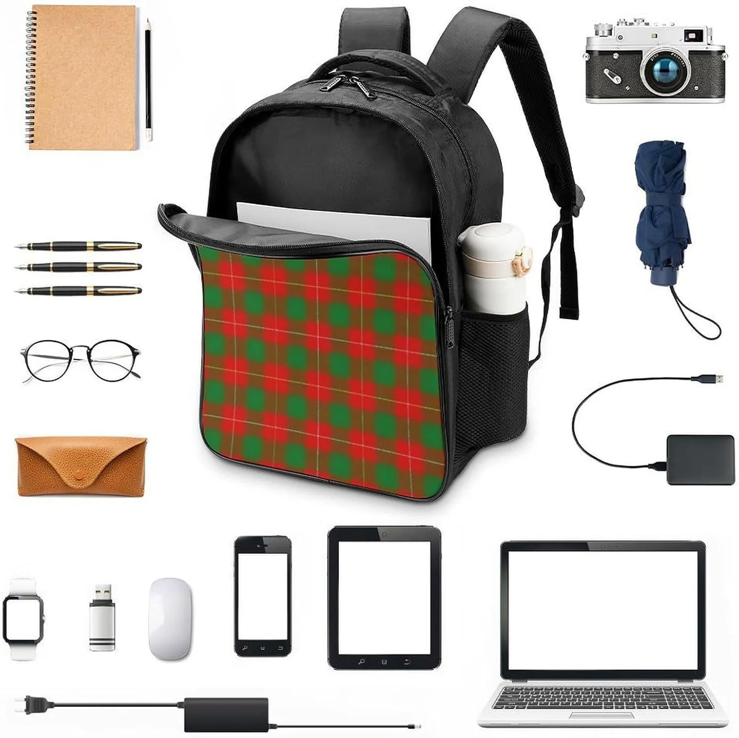Clan MacFie Double Compartment Large Capacity Backpack Unisex