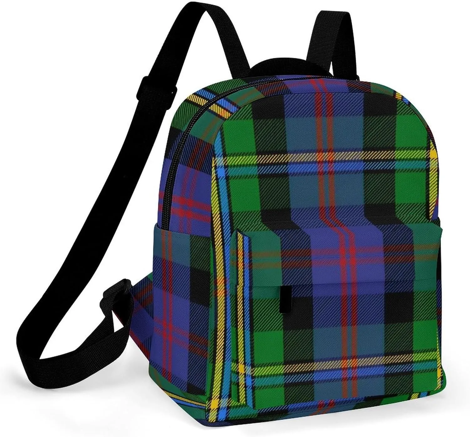 Clan Malcolm Tartan Large Capacity All Print Casual Women's Waterproof Backpack