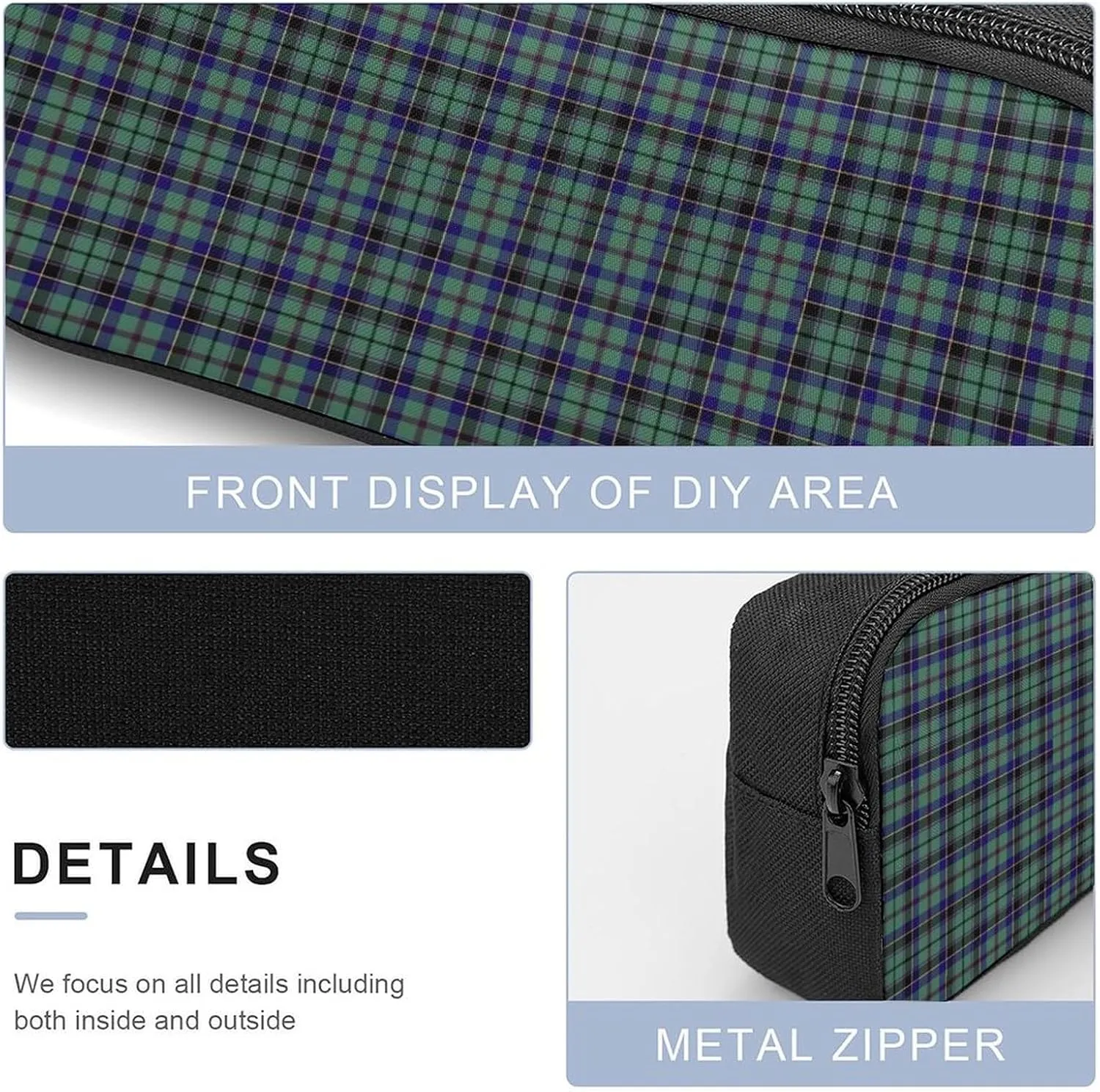 Clan Stevenson Tartan 17 Inch Backpack Diagonal Lunch Bag Pencil Case Set Unisex
