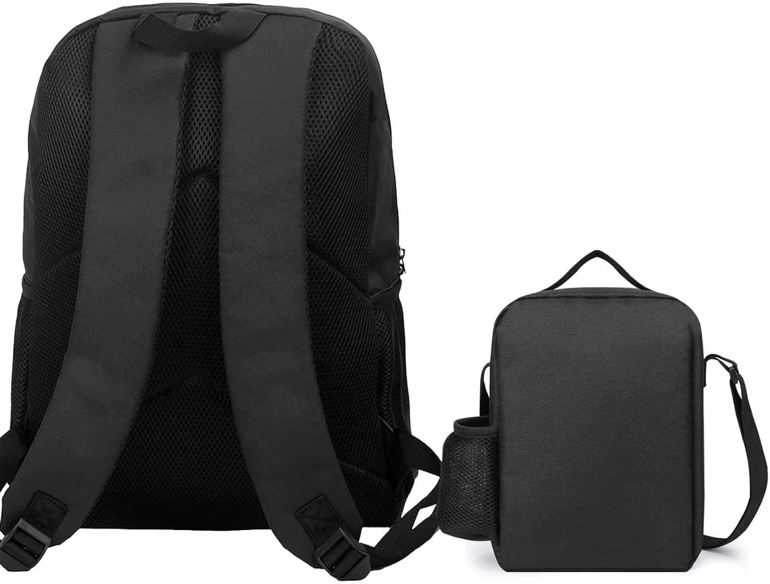 Clan Stevenson Tartan 17 Inch Backpack Diagonal Lunch Bag Pencil Case Set Unisex