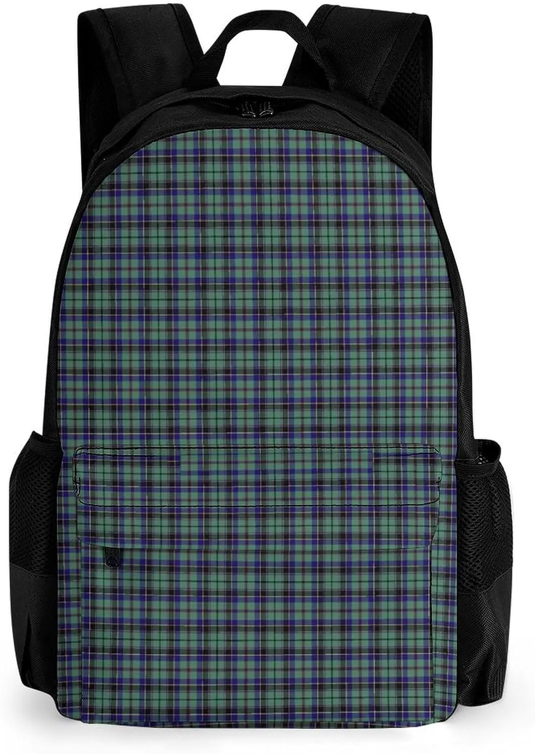 Clan Stevenson Tartan Large Capacity Fully Printed Backpack with Pockets Unisex