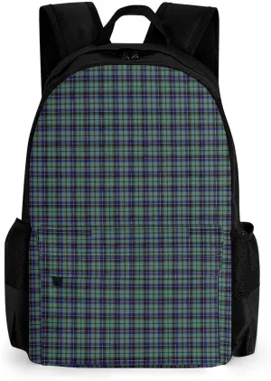 Clan Stevenson Tartan Large Capacity Fully Printed Backpack with Pockets Unisex