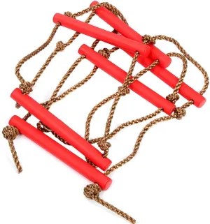 Climbing Ladder for Young Users | 6 - Section Plastic Rope Climb Toy | Outdoor Activity Equipment for Home/Park/Playground | 150KG Capacity, Weather - Tolerant