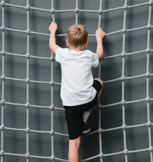 Climbing Net - Climbing Cargo Net for Outdoor, Backyard Playground Climbing Frame Net, Durable Polyamide Rope Ladder for Balcony Railing Protection, Military Style Obstacle Course.,1.5m*1m