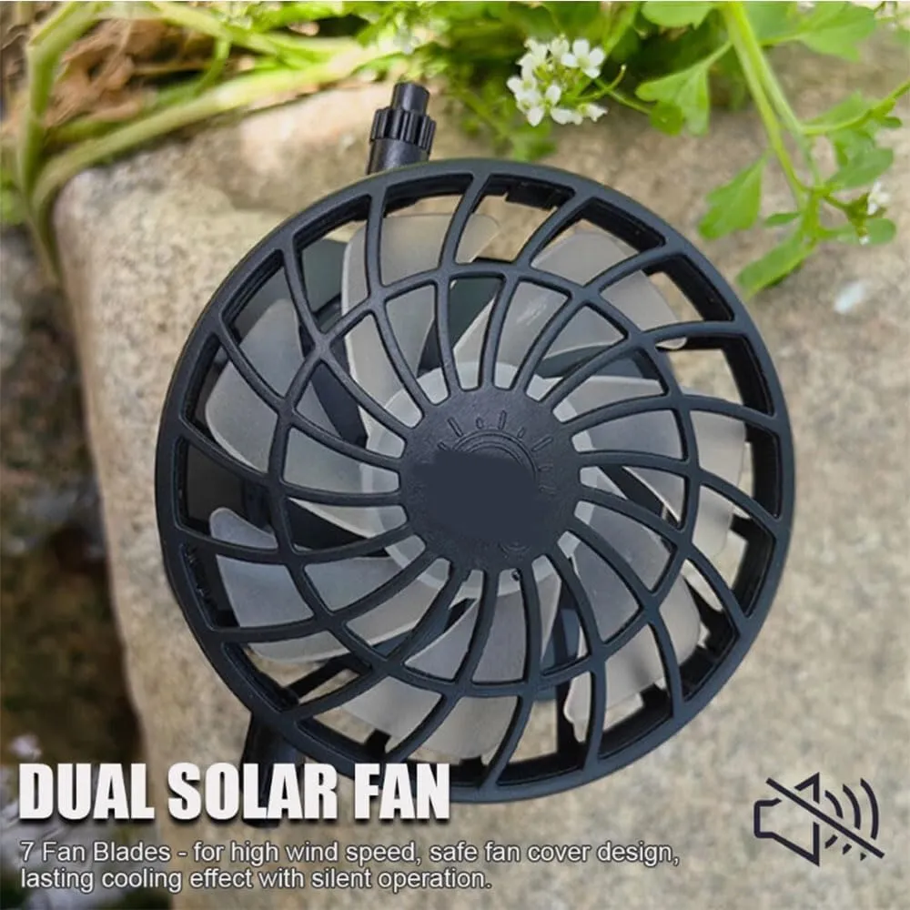 Colitt - Fishing Hat with Built in Fan,2025 New Outdoor Fishing for Man Woman, Hat-Solar USB Charging with 2 Fans
