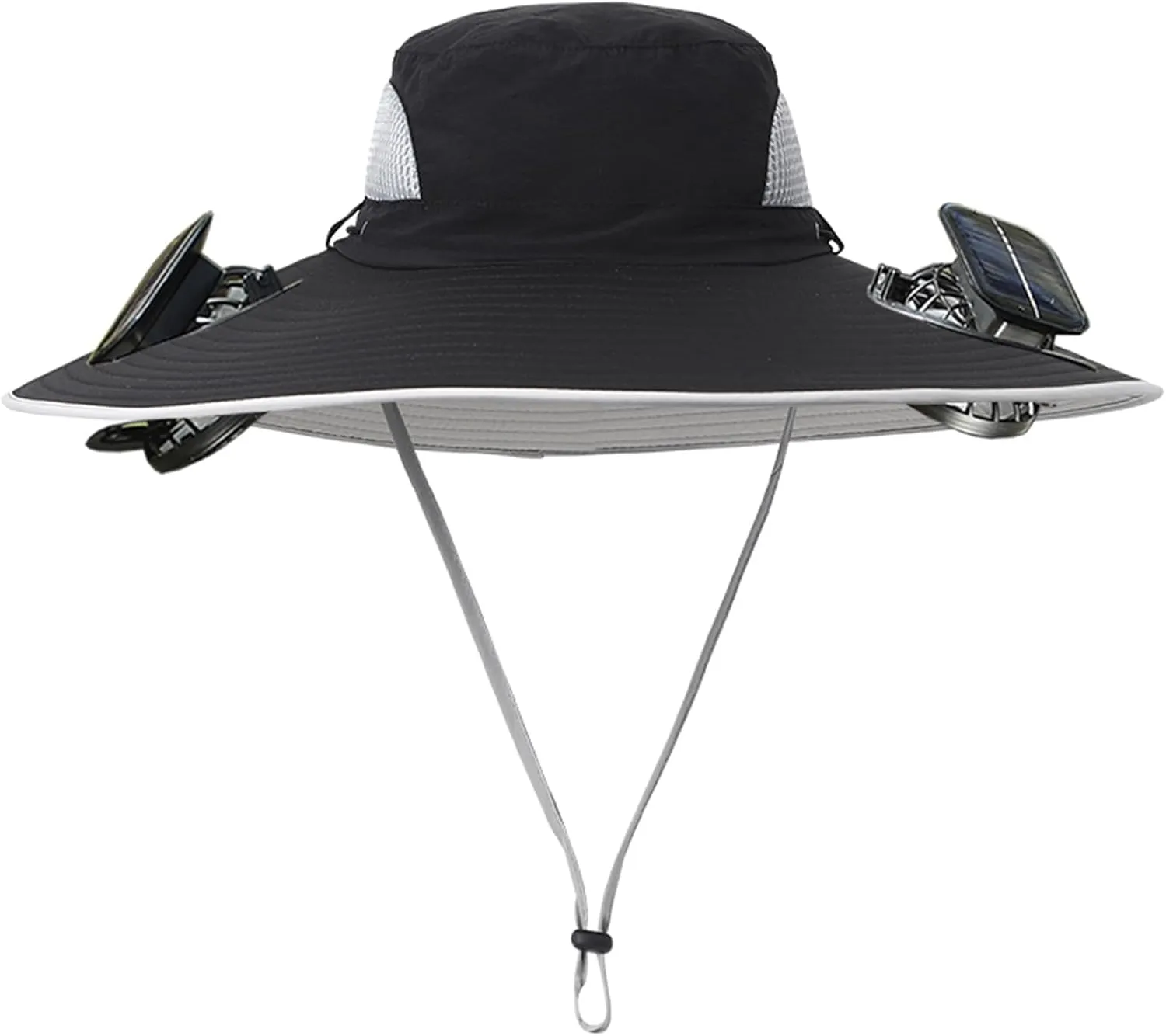 Colitt Fishing Hat with Fans, 2025 New Ultralight Solar Fan Sun Hat, Wide Brim Solar Fan Hat Outdoor Fishing UPF 50 
