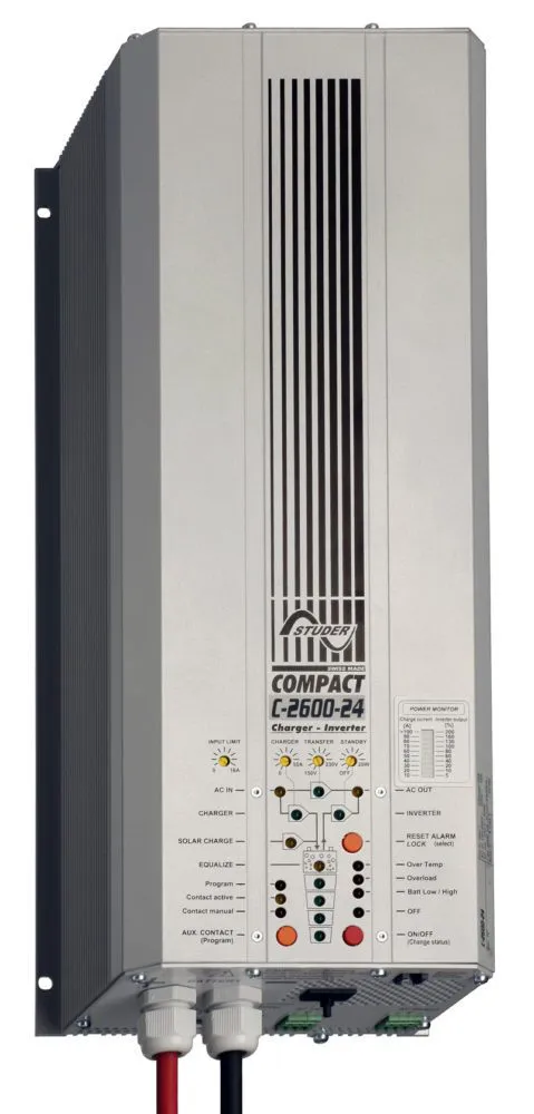 Compact Series Sine Wave Inverter/Charger by Studer