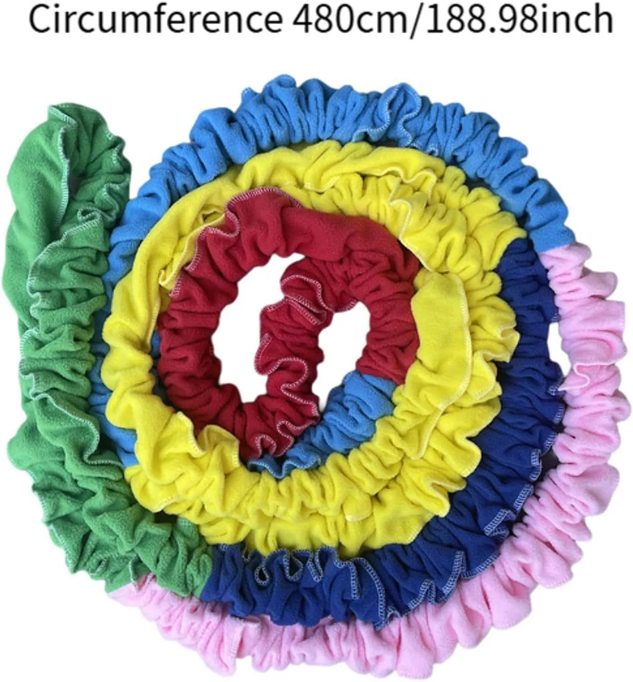 Cooperative Stretch Band Exercise Band Loop Elastic Rope Dynamic Movement Exercise Prop for School Party Games Adults Kids