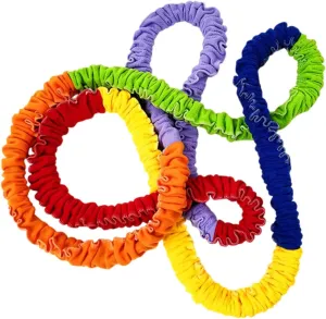 Cooperative Stretch Band Exercise Band Loop Practical Creative Dynamic Movement Exercise Prop for Boys and Girls Kindergarten