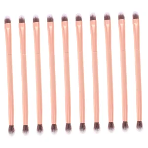 Cosmetic Eye Brush Set 24pcs Double Head Makeup Brushes Eyeshadow Nose Shadow Highlighter Makeup Tools