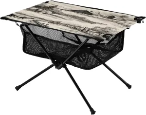 Country Scenes Portable Folding Camping Table, Compact Lightweight Beach Table with Carrying Bag for Outdoor Picnics, BBQs, Camp