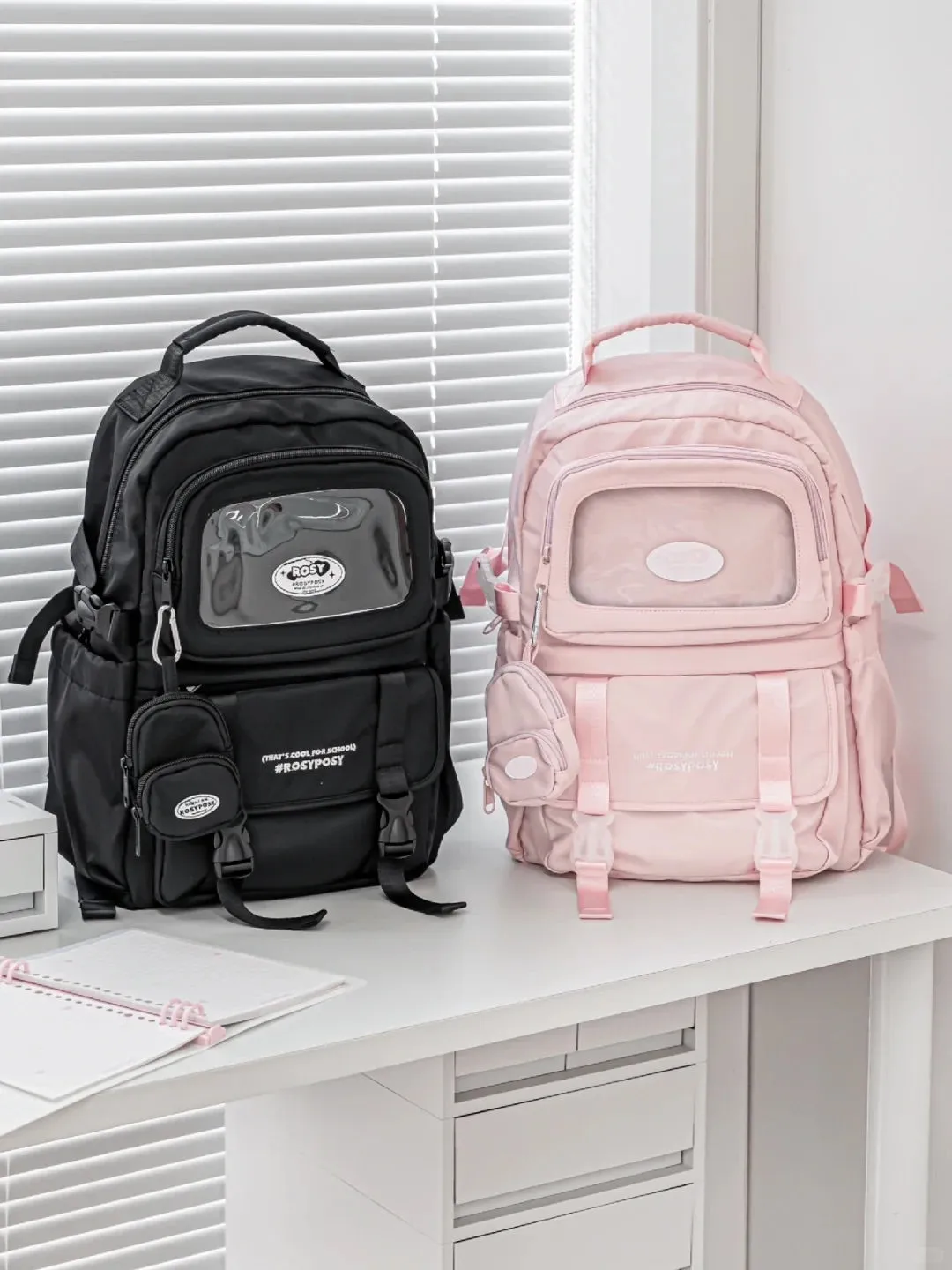 Cream-Style Large Capacity Schoolbag